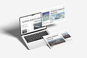 Laptop Screen mockup, a Wearable Device Mockup by Alhaytar (Thumbnail 2 of 5)