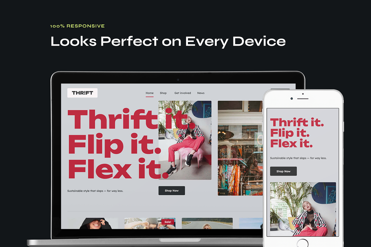 Fashion Store Elementor Template Kit, a WordPress Template by Awakened Templates (Photo 2 of 7)