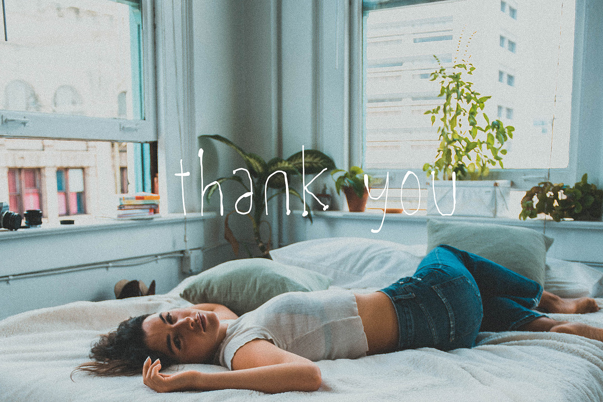 Lazy Grandma a Handwritten Font, a Handwritten Font by Tera Asset Garage (Photo 6 of 6)