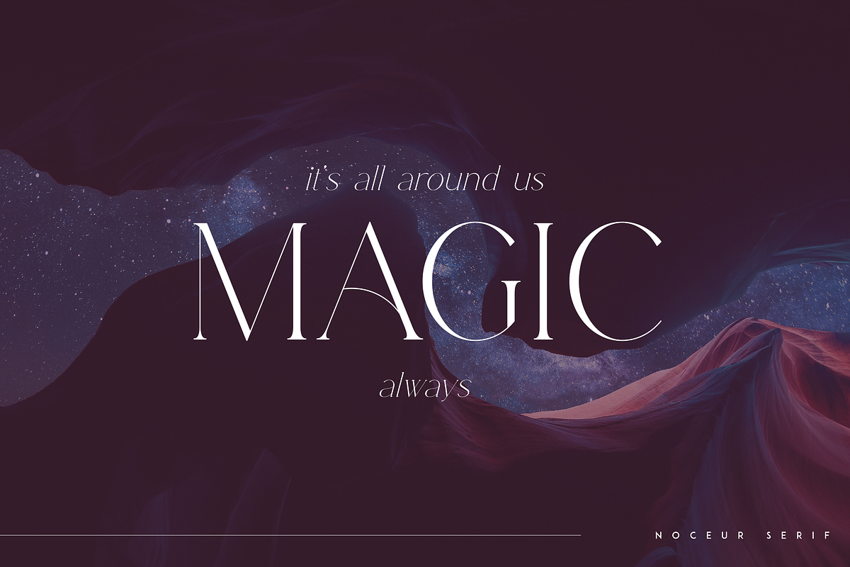 Noceur - elegant serif typeface, a Serif Font by Only Fonts (Photo 5 of 10)