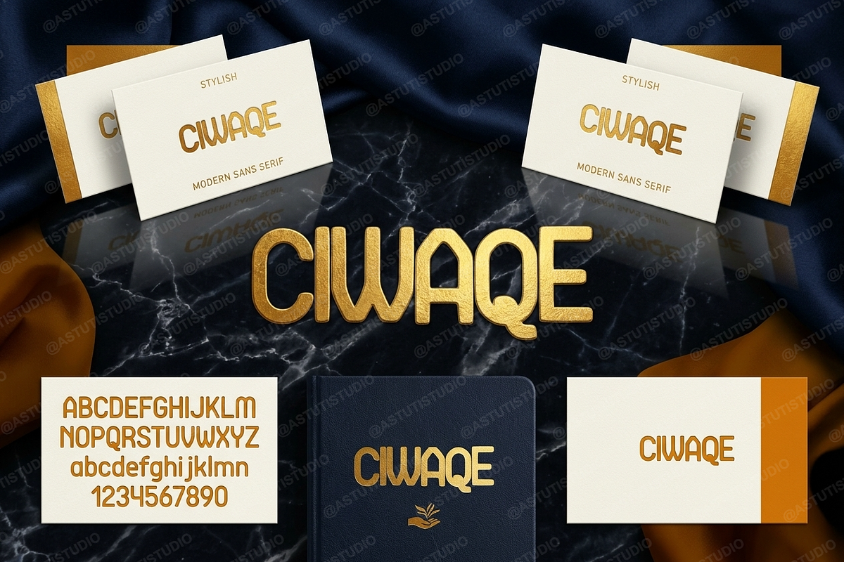 Ciwaqe - Elegant Serif Typeface, a Serif Font by Astuti Studio (Photo 19 of 25)