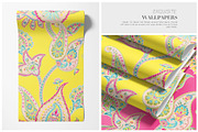 Persian Pink Paisley luxury Patterns, a Graphic by TSTUDIO (Thumbnail 12 of 12)