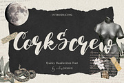 CorkScrew - Quirky Handwritten Font, a Script Font by erlosDESIGN (Thumbnail 1 of 10)