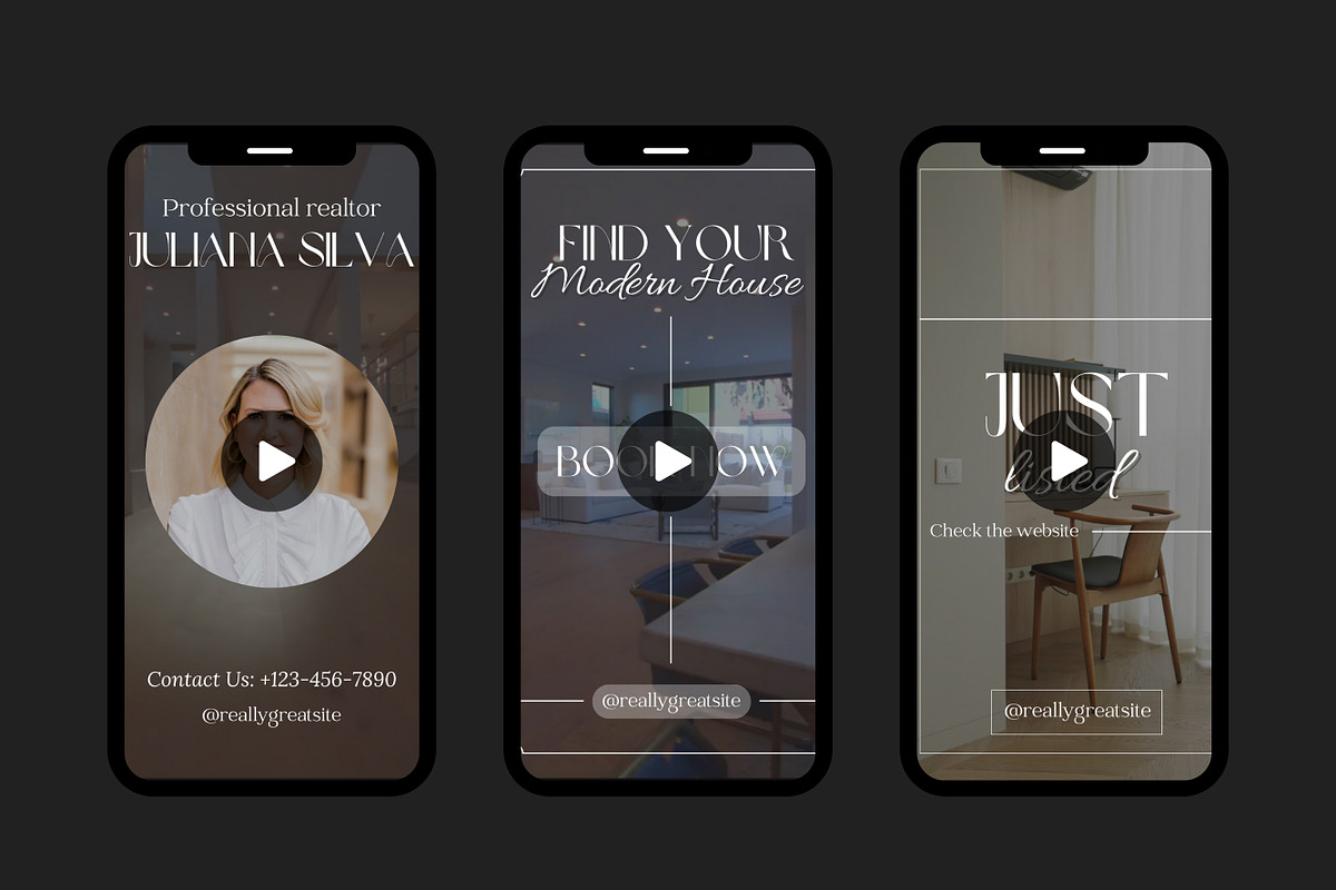 100 Realtor Reel Canva Templates, a Templates & Theme by TemplateCastleStore (Photo 9 of 10)