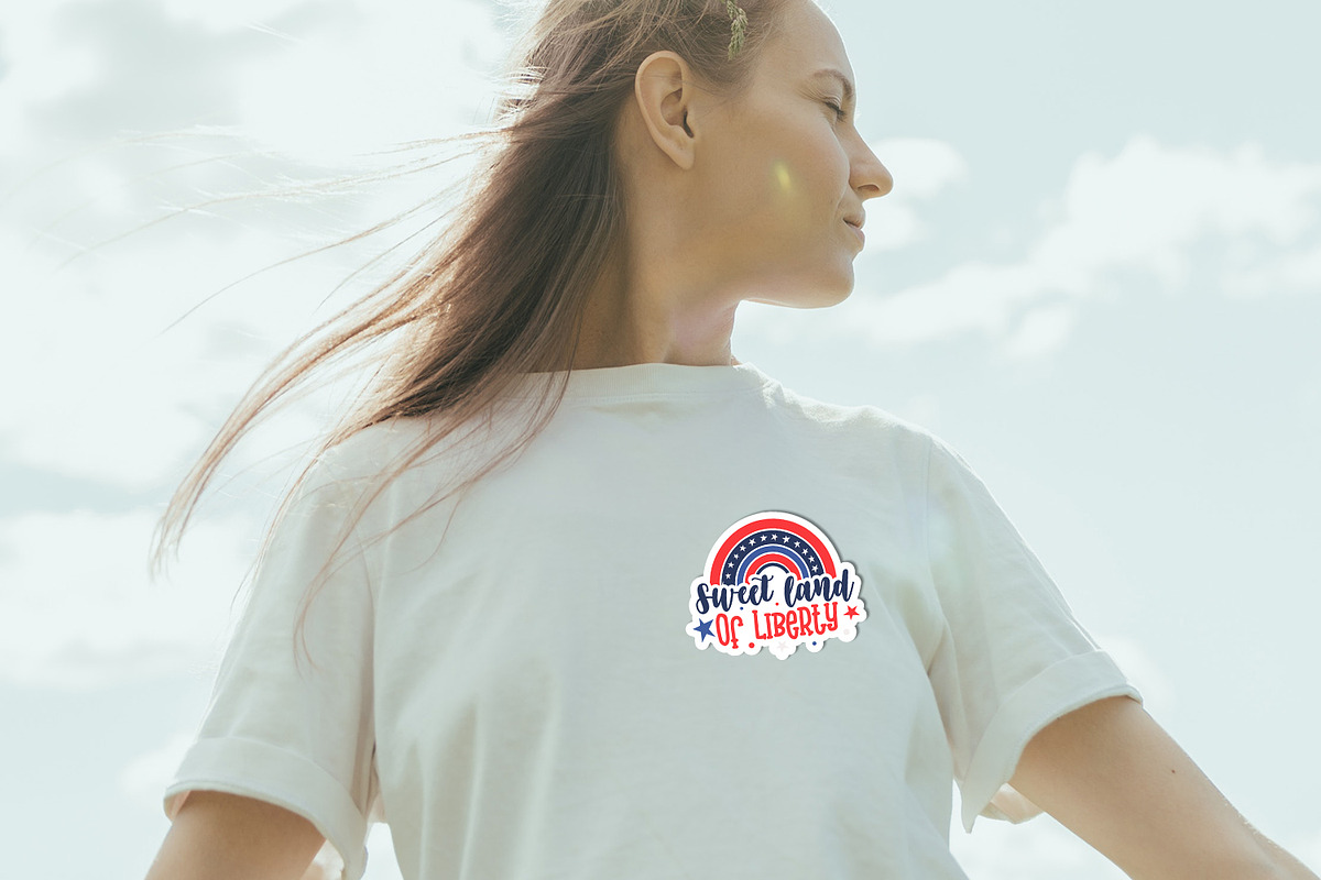 USA 4th of July Stickers set PNG, an Illustration by arausidp (Photo 4 of 5)