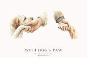With Dogs Paw, a Person Illustration by PeDe Designs (Thumbnail 4 of 9)