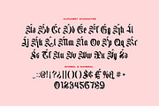 Monastic - Vintage Gothic Font, a Blackletter Font by Imoodev (Thumbnail 5 of 5)