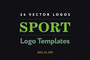 24 Vector Sport Logo Templates