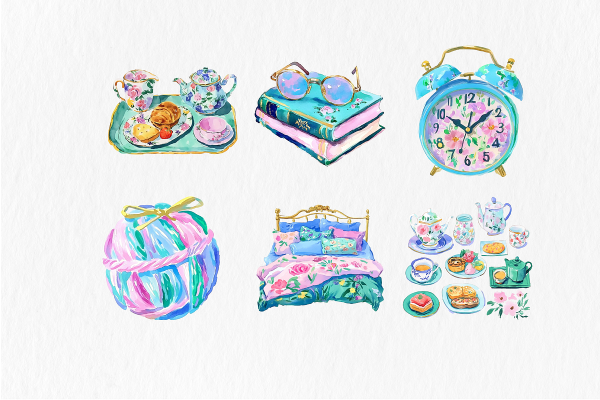 Cozy life clipart bundle, an Illustration by Libby Wishes (Photo 4 of 4)