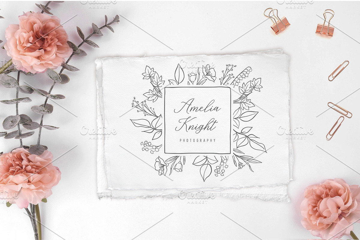 Botanical Illustrations & Logo Kit, an Illustration by BirDIY Design (Photo 10 of 10)
