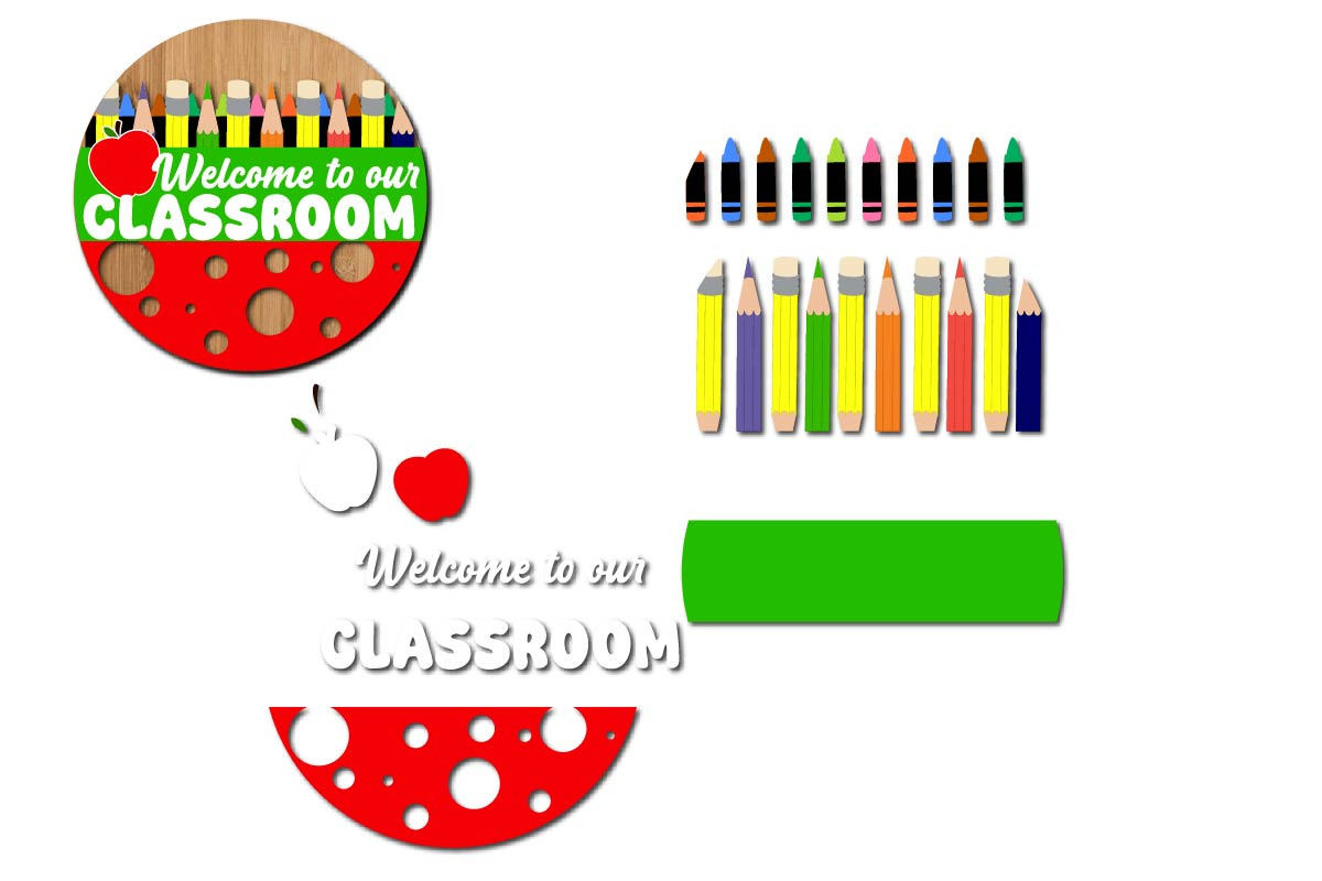Personalized Teacher Door Sign Svg, an Object Graphic by EllaMaiyaali (Photo 4 of 5)