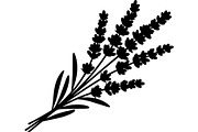 Lavender Flower Silhouette, an Object Graphic by Designer_Momina (Thumbnail 18 of 20)