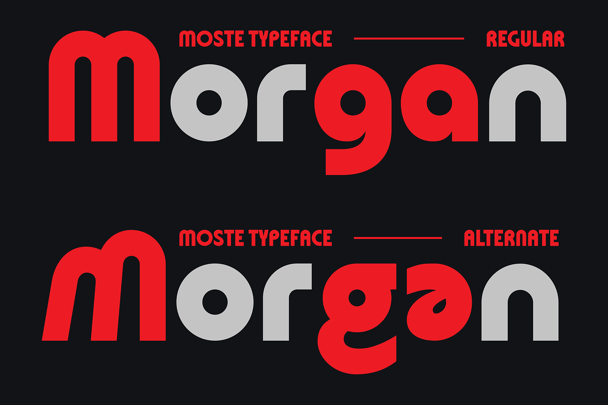 Moste - Geometric Sans Serif, a Sans Serif Font by Marvadesign (Photo 2 of 11)