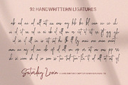 Saturday Loving Signature Font, a Script Font by ReveryWorks (Thumbnail 8 of 8)