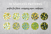 Watercolor Floral Design Set Lemons, an Illustration by Anna Studio (Thumbnail 7 of 11)