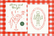 Hand Drawn Christmas Quirky Clipart, a Seasonal Illustration by Ayya Studio (Thumbnail 6 of 12)