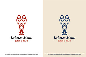 Lobster Seafood Logo Design Template, a Branding & Logo Template by Morvana Crew