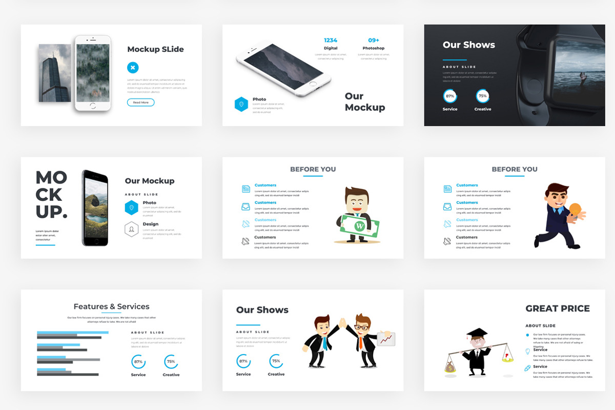 ThemeKit Bundle Google Slide, a Presentation Template by One Percent Studio (Photo 3 of 29)
