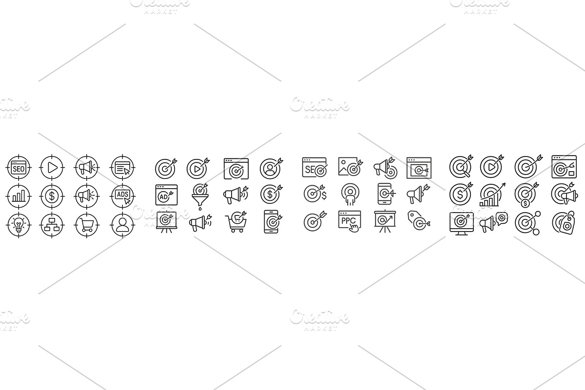 Creative icons representing digital, a Finance Illustration by ZinetroN