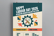 Labour Day Celebration Flyer Design, a Flyer Template by MightyDesign (Thumbnail 2 of 8)
