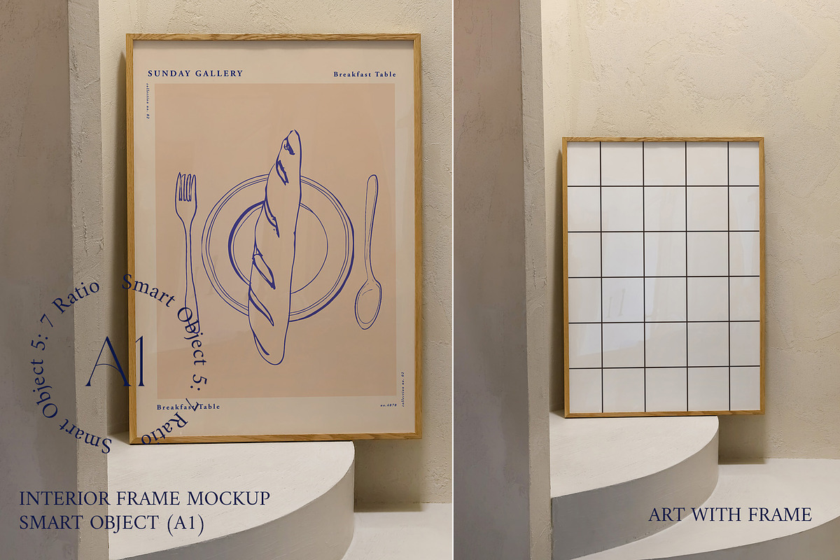 Art with Frame - Minimalistic Mockup, a Product Mockup by ArtwithFrame (Photo 4 of 6)