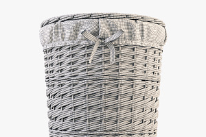 Wicker Laundry Basket 03 Natural