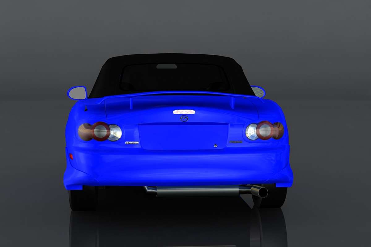 2001 Mazda Roadster Mazdaspeed, a Cars & Vehicle 3D Model by valtriiu (Photo 6 of 12)