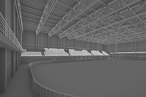 Ice Hockey Arena Interior