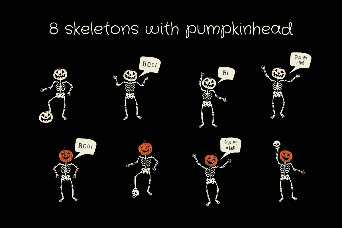 Halloween Party Design Set, a Pattern Graphic by Zim Varezhkin (Photo 3 of 4)