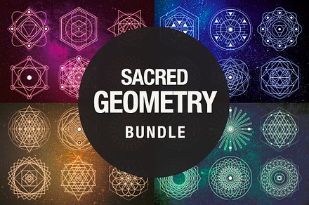 Sacred Geometry Bundle, an Illustration by styleWish