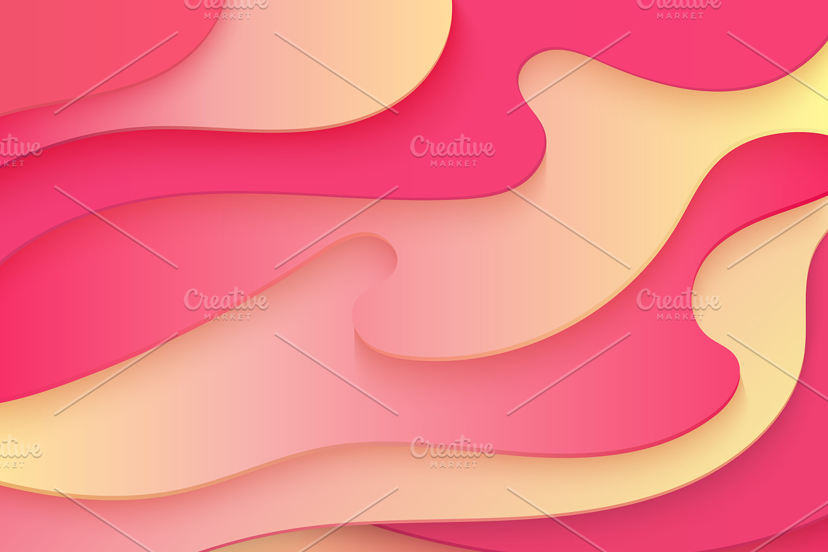 Color paper cut backgrounds, a Background Graphic by Lemberg Vector