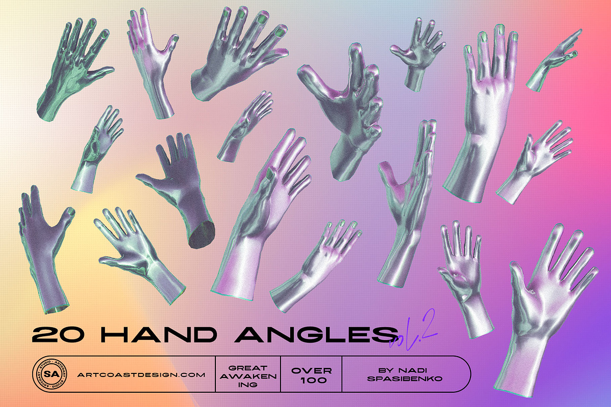 AWAKENING 3D Objects & Poster, a Wallpaper Graphic by nadispasibenko (Photo 16 of 16)