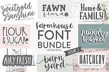 FARMHOUSE FONT BUNDLE VOL. 2