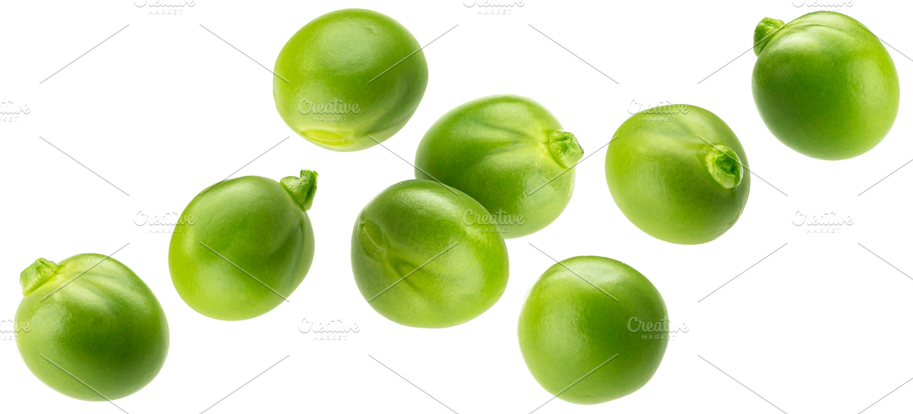 Green peas isolated, a Food & Drink Photo by Max Lashcheuski