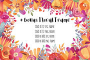 Watercolor Autumn Florals Clipart, a Decorative Illustration by Kenna Sato Designs (Thumbnail 3 of 3)