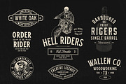 50 Apparel Logo Designs, a Branding & Logo Template by Davide Bassu (Thumbnail 9 of 22)