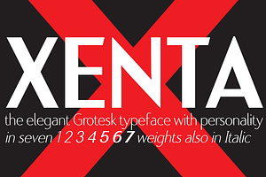 Xenta Sans fonts
