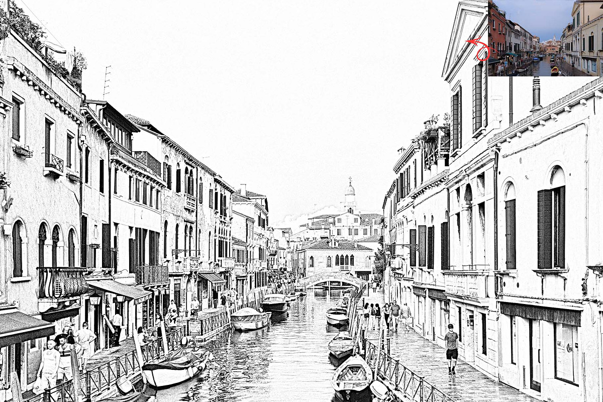 Elegant Line Art Sketch Action, an Action Add-On by MRI STUDIO (Photo 9 of 21)
