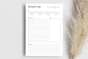 Recipe Log, a Stationery Template by DesignDevisers (Thumbnail 4 of 10)