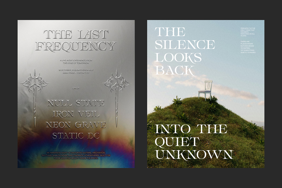 Aresink - Experimental Gothic Font, a Serif Font by Imoodev (Photo 3 of 9)