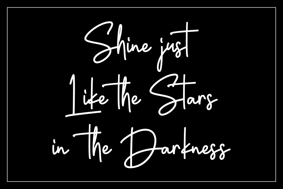 Shania Quinton - Signature Font, a Script Font by Grezline Studio (Photo 6 of 6)