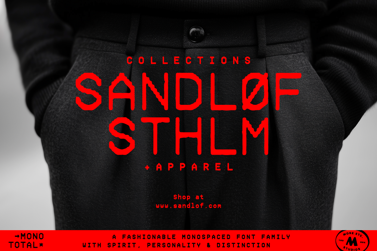 Mono Total–Monospaced Font Family, a Sans Serif Font by More Etc. Studios (Photo 12 of 15)