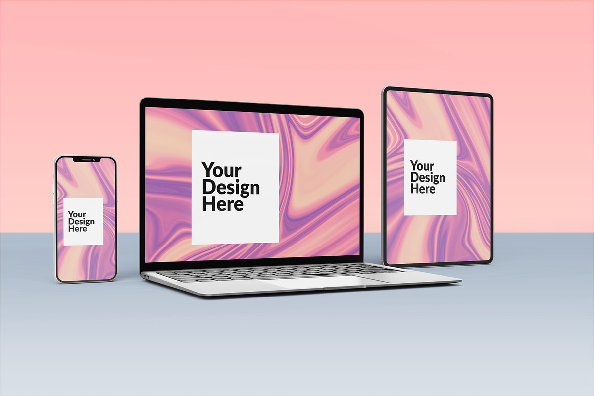 Digital Devices Screen Mockup Set, a Device Mockup by Runend (Photo 4 of 20)