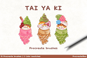 Taiyaki Brush Set for Procreate