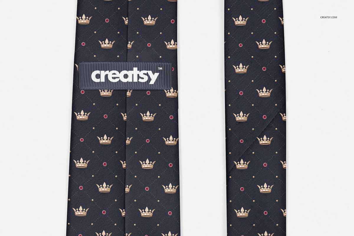 Neck Tie Mockup Set, a Shirt Mockup by creatsy4 (Photo 4 of 12)