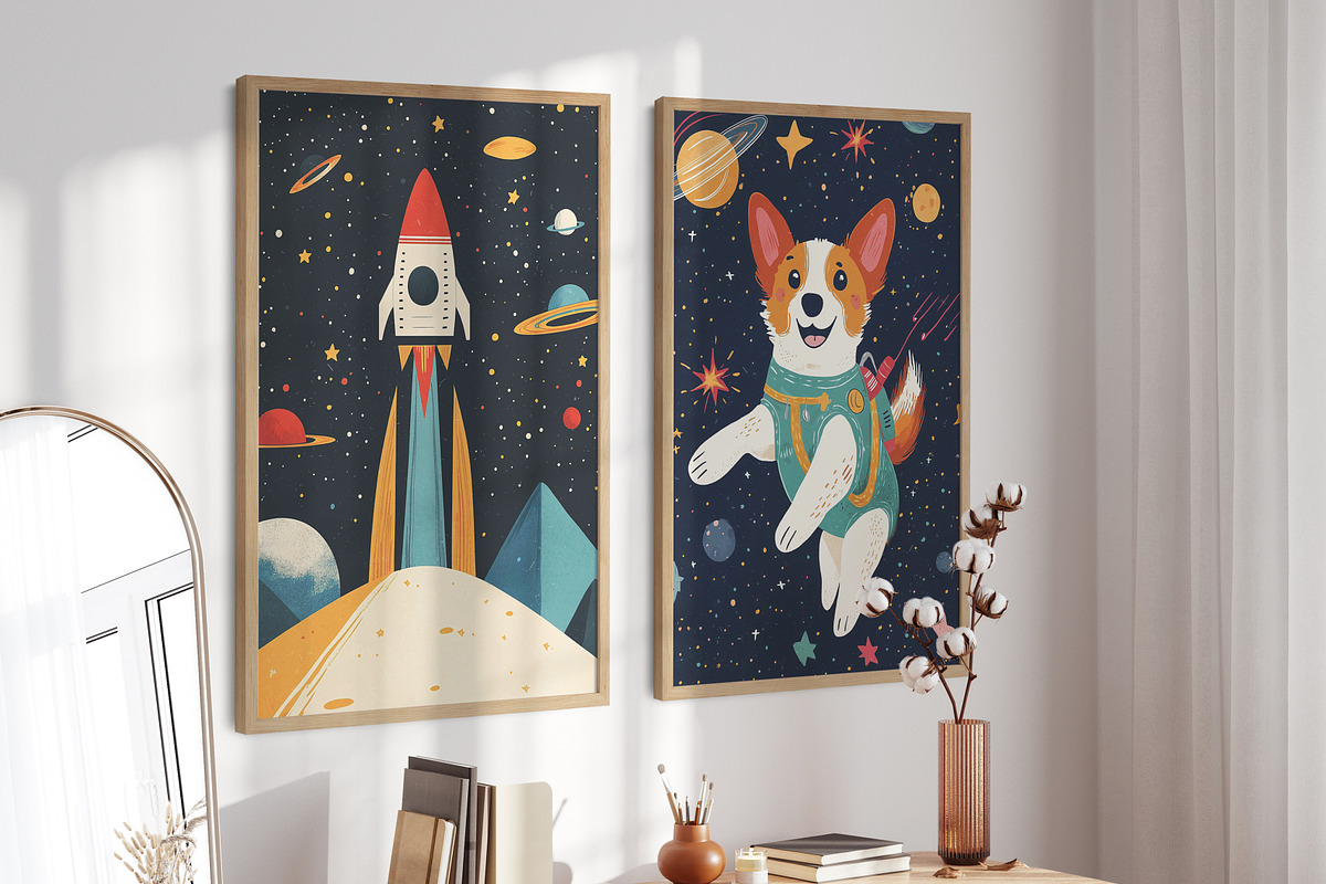 Nursery Print Bundle, a Background Graphic by Artemsky (Photo 13 of 24)