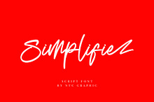 Simplifie - Script Font