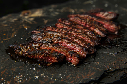 A close-up view of a skirt steak coo, a Photo by Iftikhar Alam