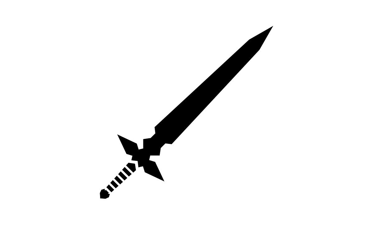 Sword game item vector symbol logo, a Branding & Logo Template by ...