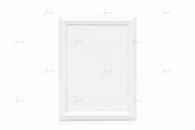 White styled frame isolated mockup, a Print Template by JustLikeMyDesktop (Thumbnail 2 of 3)